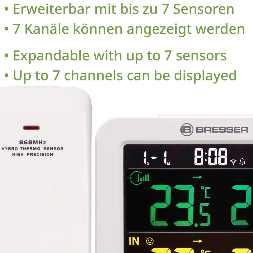 Bresser Meteo Tuya Smart Termometer Och Hygrometer, White, One Size