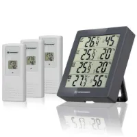Bresser Temeo Higro Quadro 4 Väderstation 3 Enheter Bresser Temeo Higro Quadro 4 Väderstation 3 Enheter