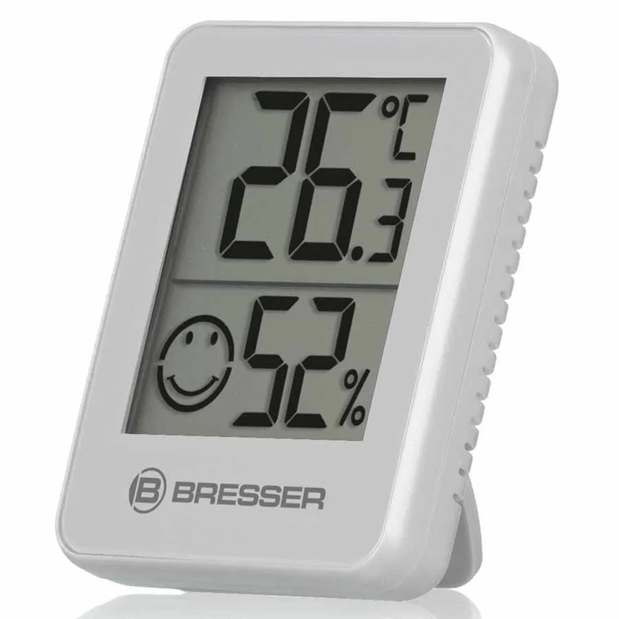 Bresser Temeo Termometer Och Hygrometer 3 Enheter, White, One Size