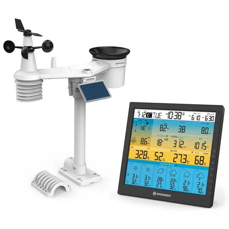 Bresser Väderstation 4cast Pro Sf, Black, One Size, EU Plug 220V