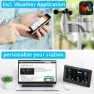 Bresser Wifi Clearview 7-in-1 Sensor Väderstation, Black / white, One Size, EU Plug 220V