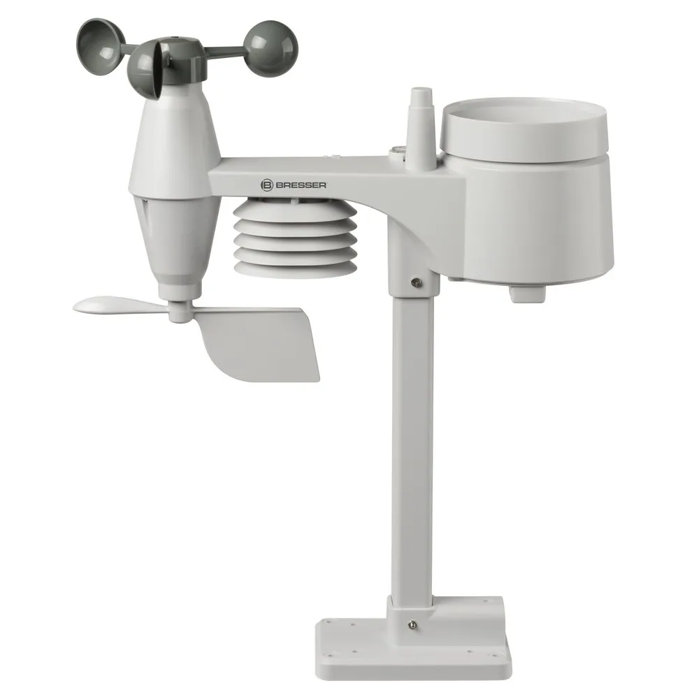 Bresser Wtw Center 5-in-1 Väderstation, Black, One Size, EU Plug 220V