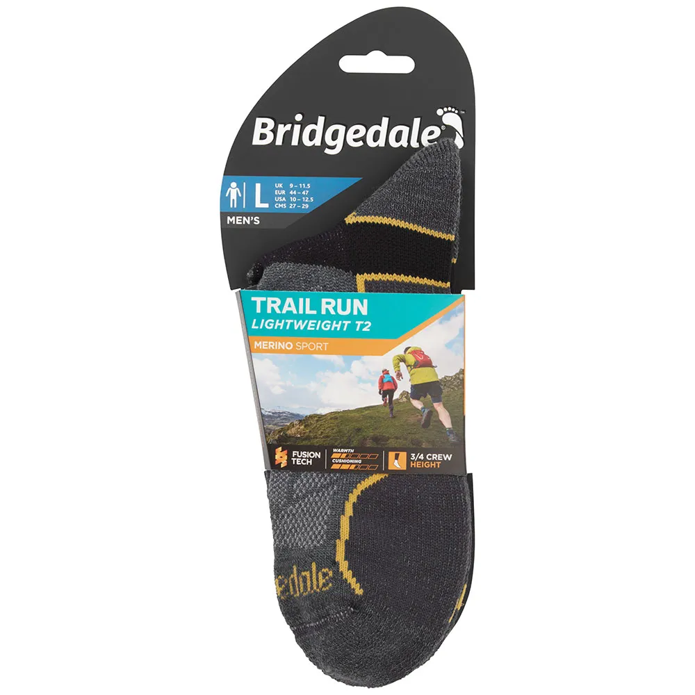 Bridgedale Lightweight T2 Merino Sport 3/4 Crew Strumpor female Bridgedale Lightweight T2 Merino Sport 3/4 Crew Strumpor female