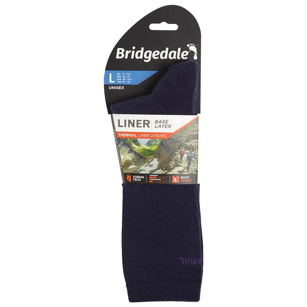 Bridgedale Liner Thermal Strumpor 2 Par