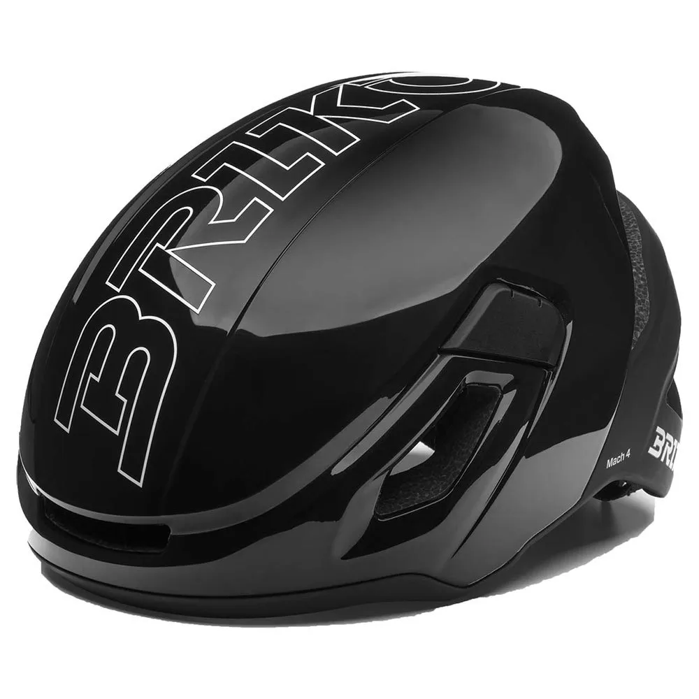 Briko Mach 4 Hjälm, Shiny Black Matt Briko Mach 4 Hjälm, Shiny Black Matt