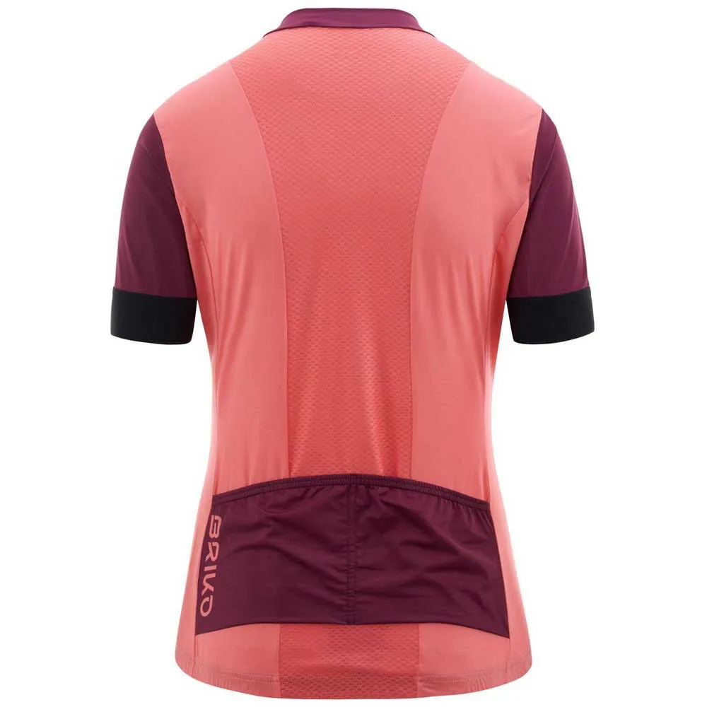 Briko Stripe 241158w Korta ärmar Cykeltröja