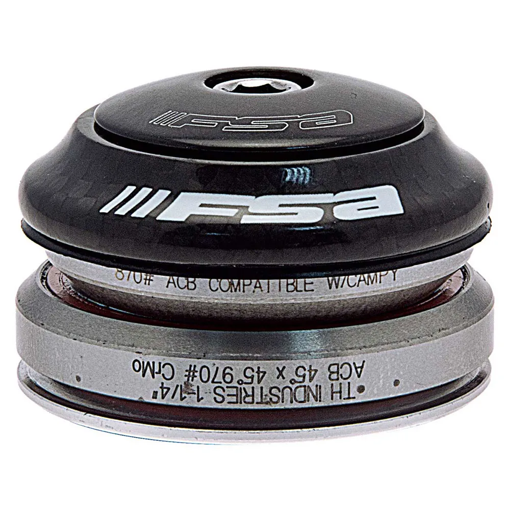 Brn 1´´ 1/4-1´´ 1/8 Integrerat Styrlager, Black / silver, One Size