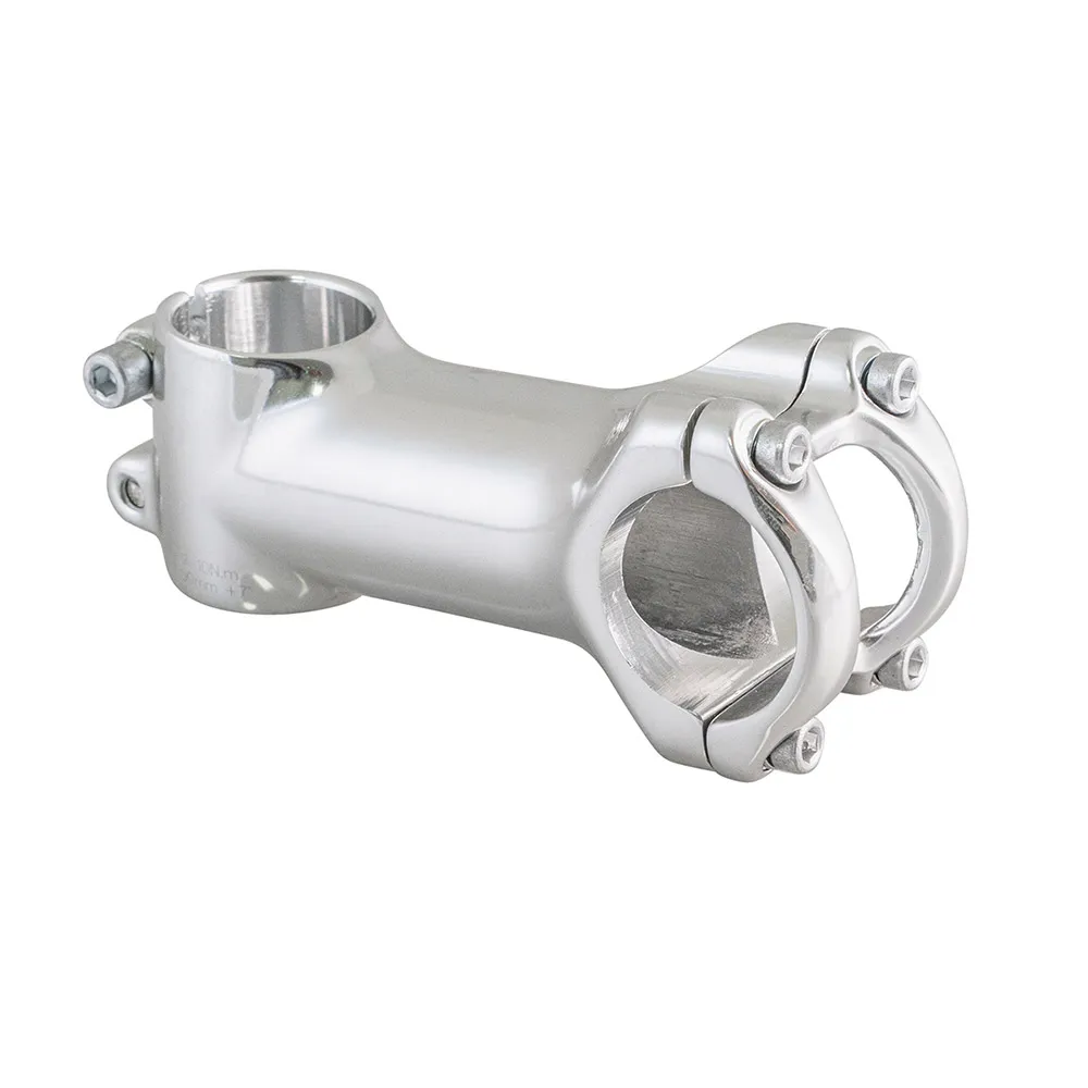 Brn 31.8 Mm Cykelstyrstam, Silver, 90mm