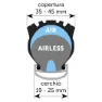 Brn Airless Gravel Punkteringsskyddande Skum, Black, 700, 25