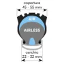 Brn Airless Mtb Punkteringsskyddande Skum