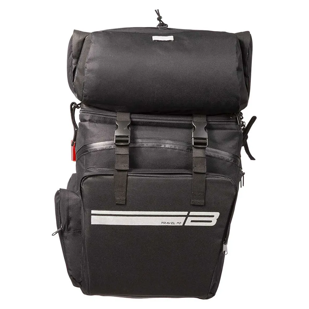 Brn Bike Travel Tourism Sidoväskor 70l, Black, One Size Brn Bike Travel Tourism Sidoväskor 70l, Black, One Size