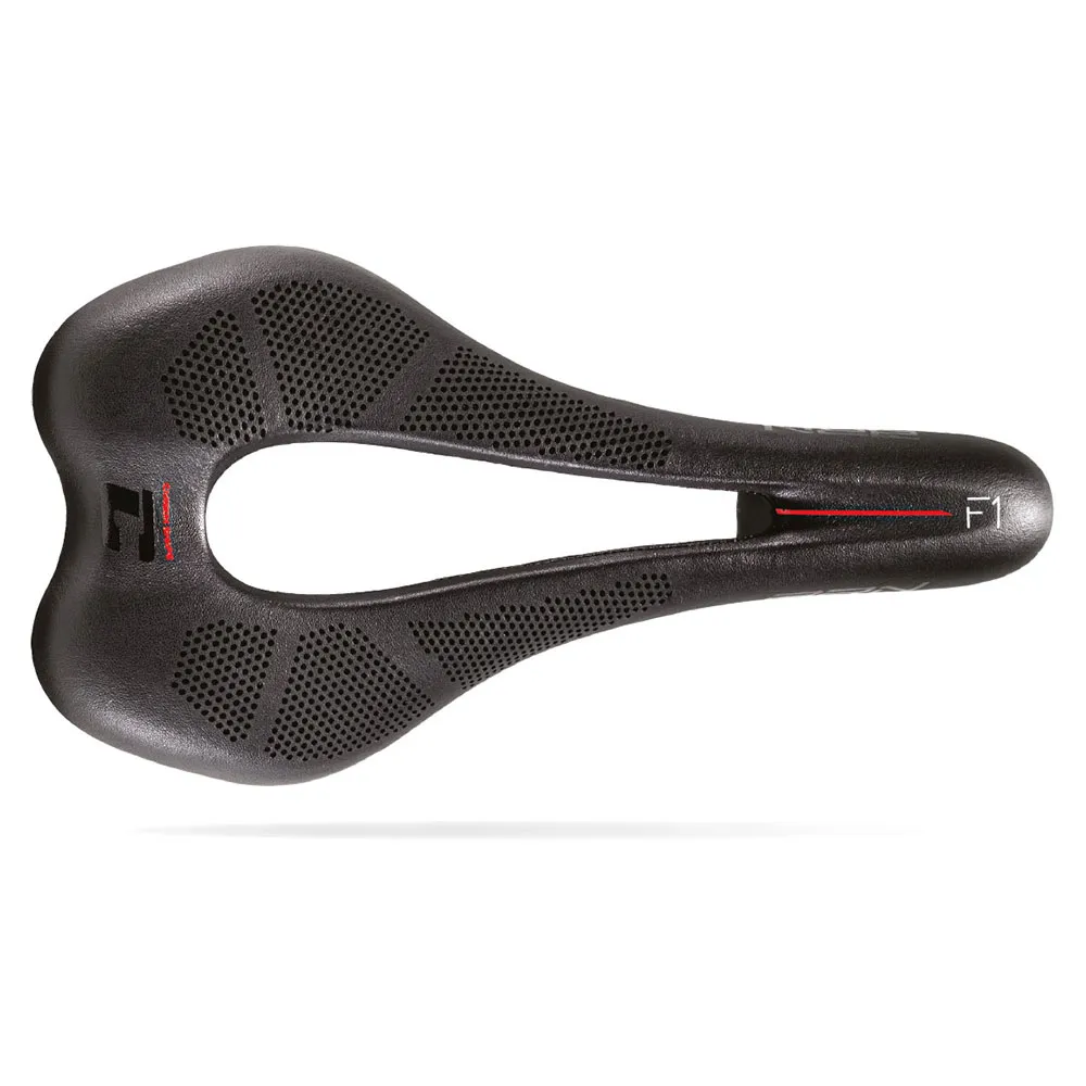 Brn Carbon Shape F1 Cykelsadel, Black, 130mm