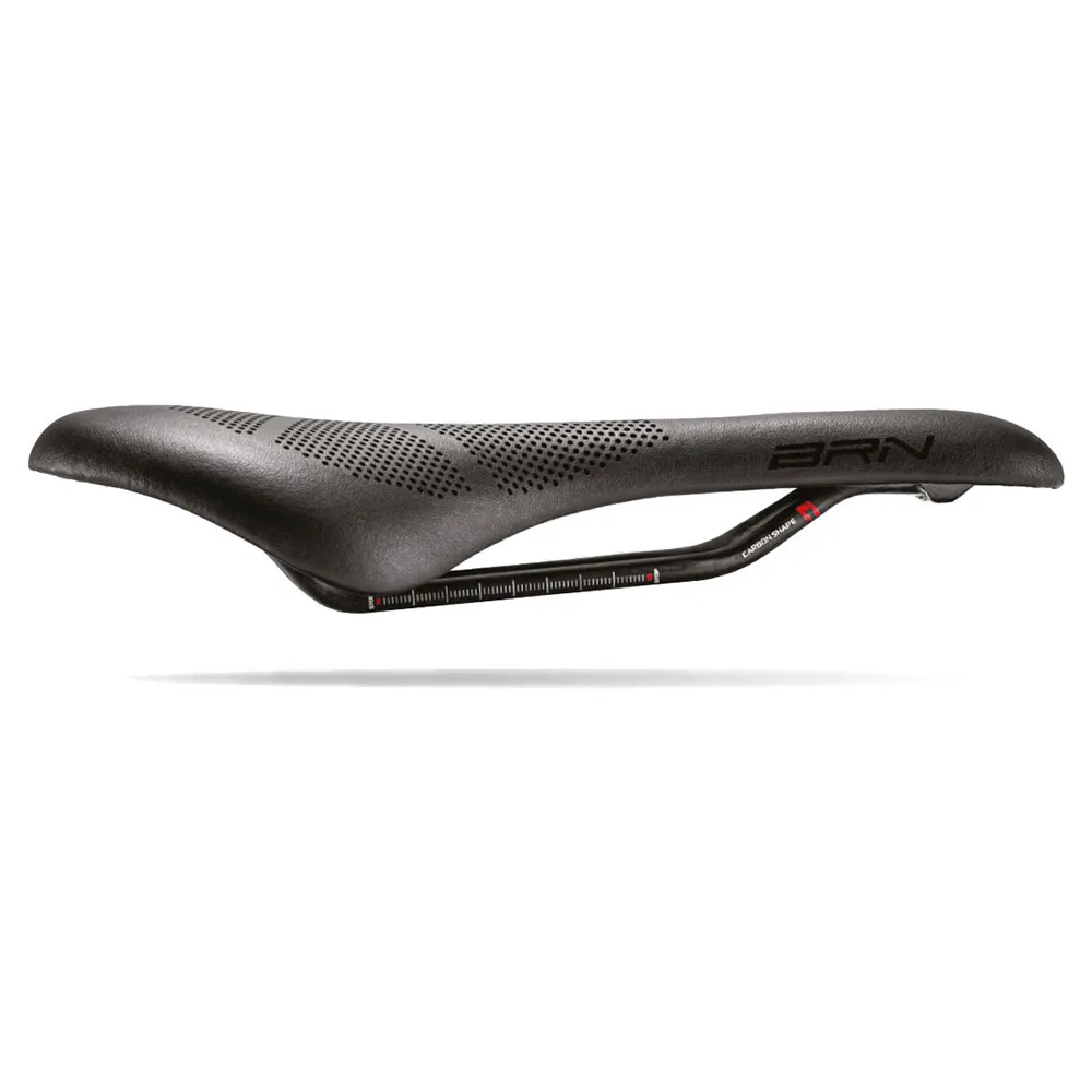 Brn Carbon Shape F1 Max Cykelsadel, Black, 145mm