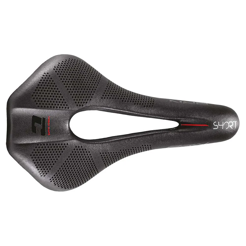 Brn Carbon Shape Short Cykelsadel, Black, 130mm