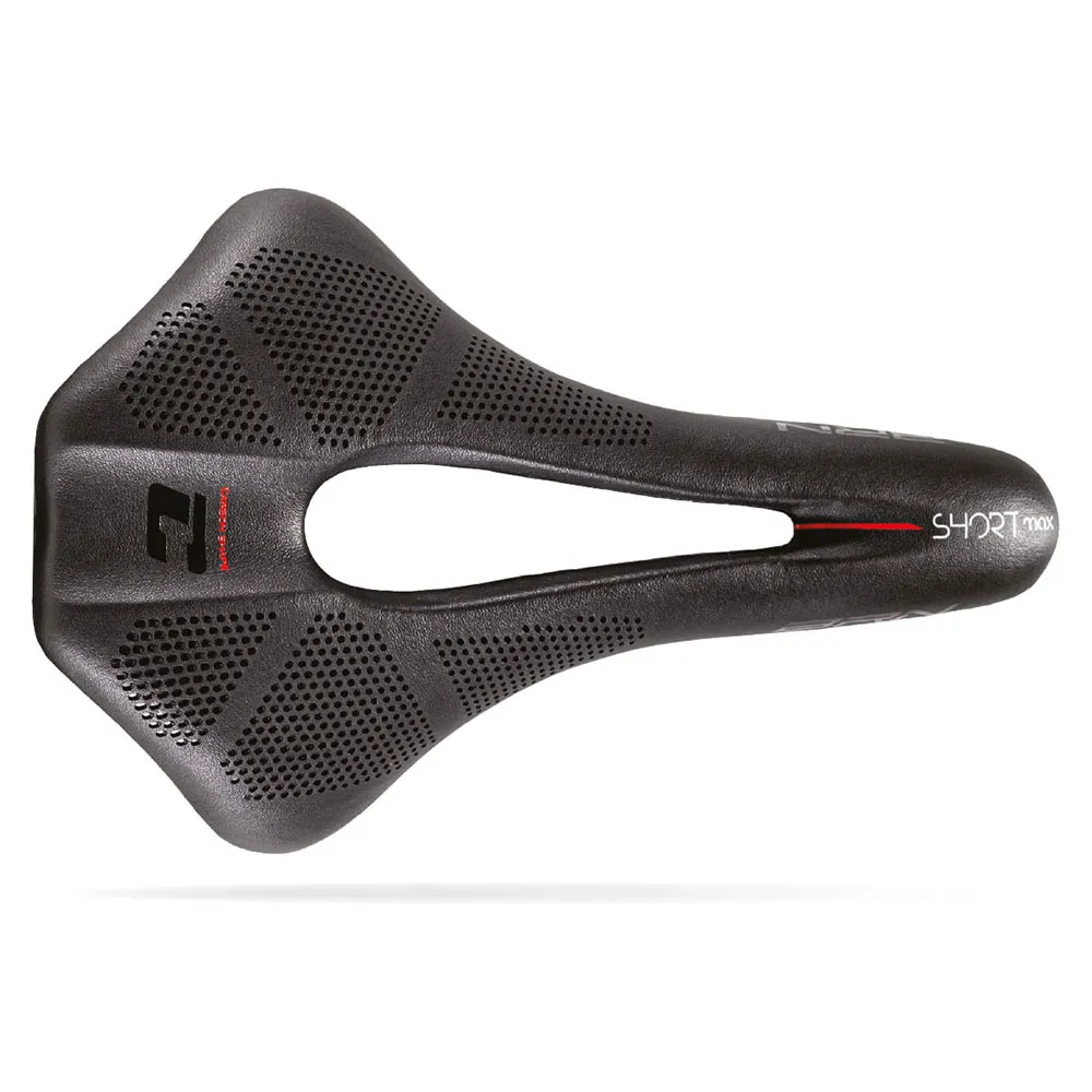 Brn Carbon Shape Short Max Cykelsadel, Black, 150mm