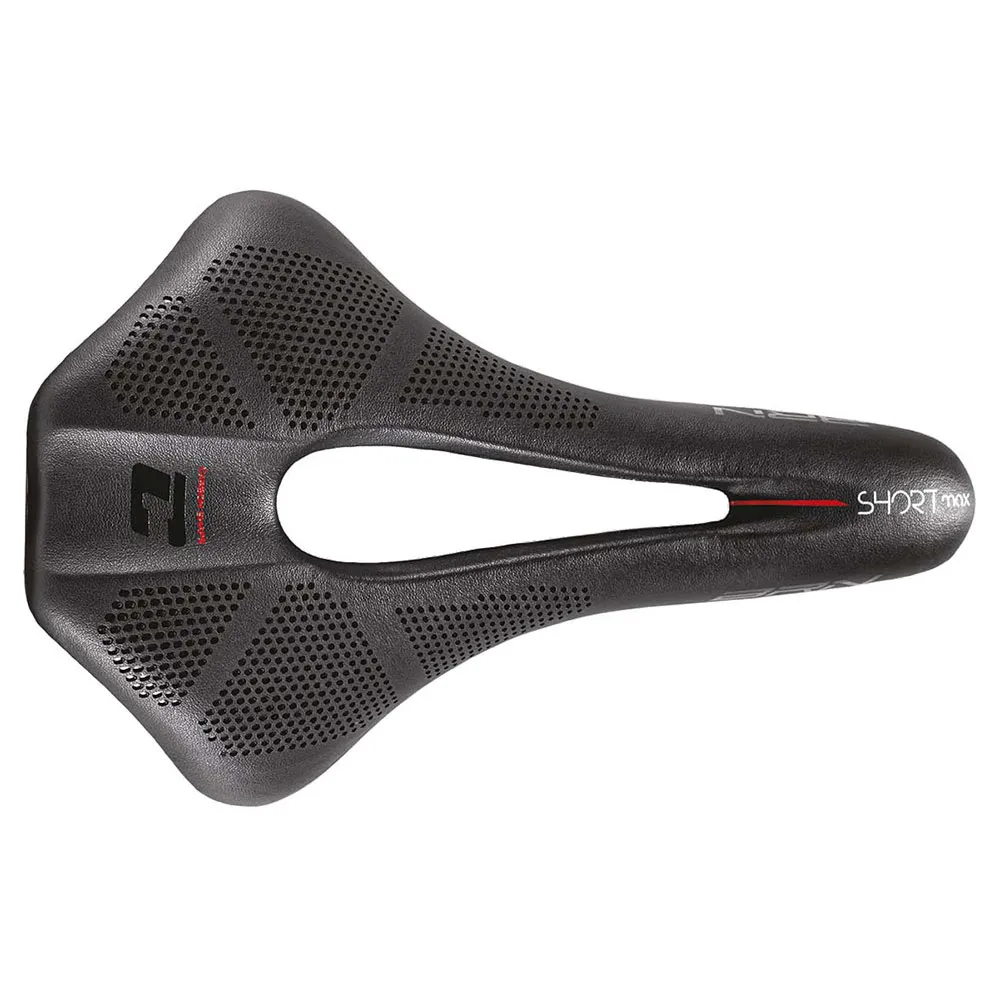 Brn Carbon Shape Short Max Cykelsadel, Black, 150mm