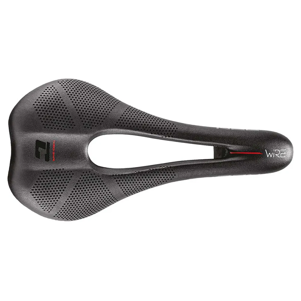 Brn Carbon Shape Wire Cykelsadel, Black, 130mm