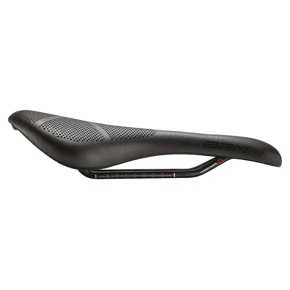 Brn Carbon Shape Wire Max Cykelsadel, Black, 145mm