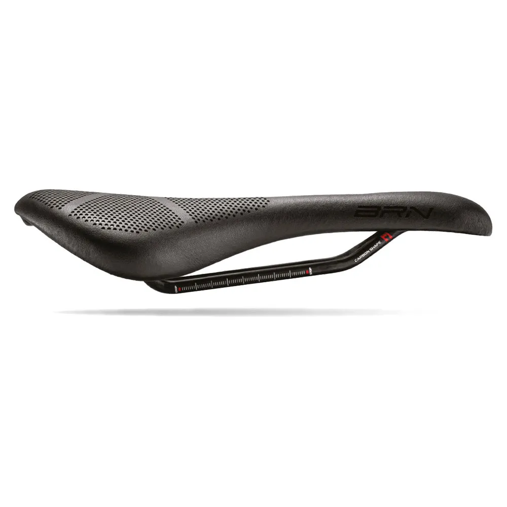 Brn Carbon Shape Wire Max Cykelsadel, Black, 145mm