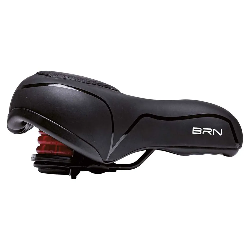 Brn Comfort Zone Relax Cykelsadel, Black, 225mm