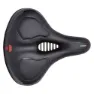 Brn Comfort Zone Relax Cykelsadel, Black, 225mm