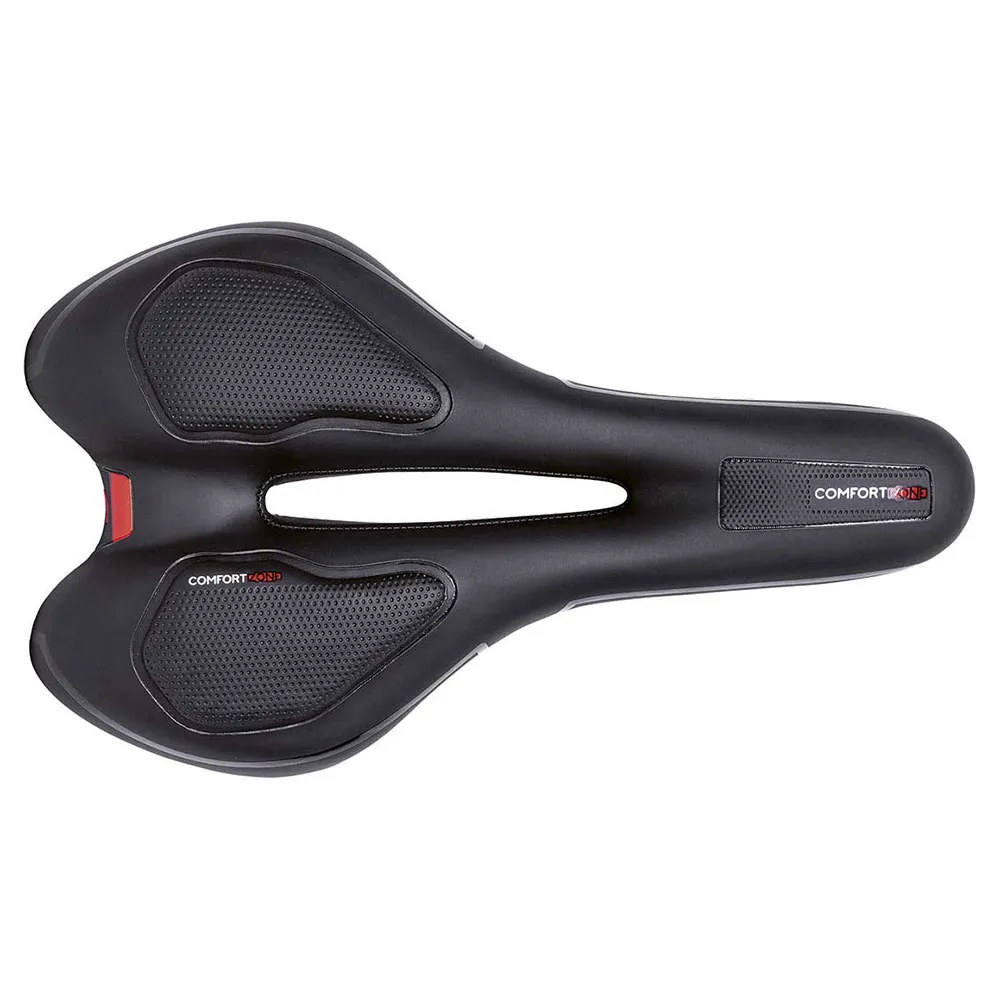 Brn Comfort Zone Sport Cykelsadel, Black, 160mm