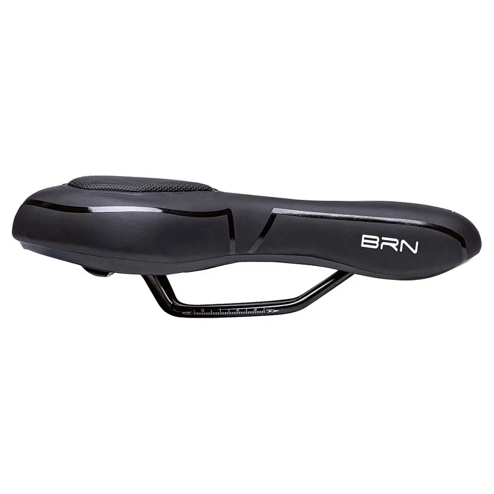 Brn Comfort Zone Sport Cykelsadel, Black, 160mm