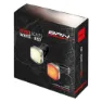 Brn Cube Cykellampset, Black / white / red, One Size