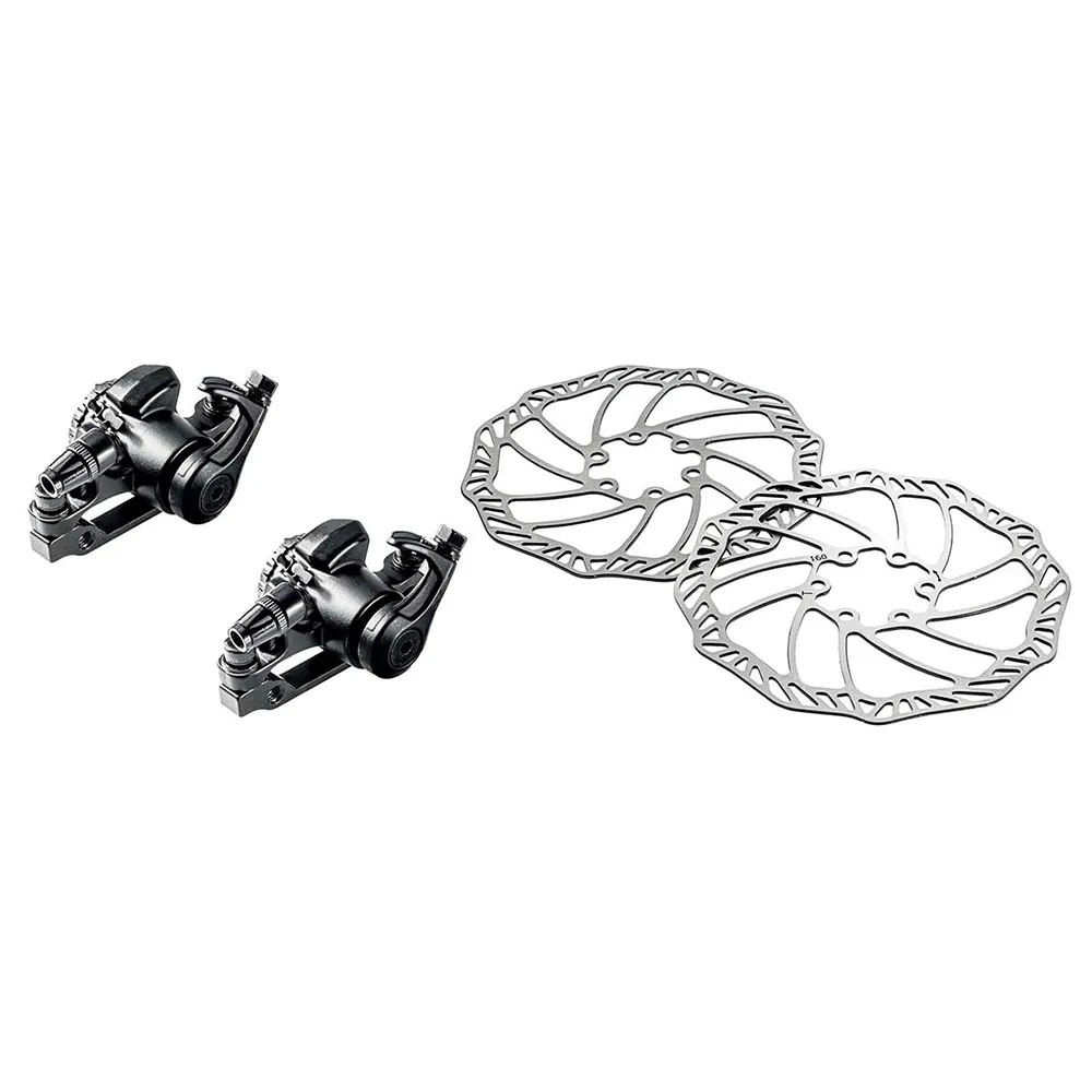 Brn Disc 160 Mm Bromsar, Black / silver, One Size Brn Disc 160 Mm Bromsar, Black / silver, One Size