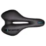 Brn Dynamic Sport Memory Cykelsadel, Black / light blue, 155mm