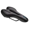Brn Dynamic Sport Memory Cykelsadel, Black / light blue, 155mm