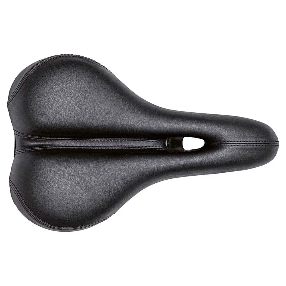 Brn Flow Anatomica Cykelsadel, Black, One Size