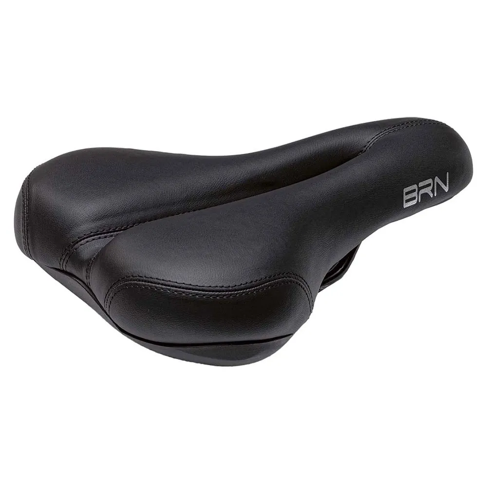 Brn Flow Anatomica Cykelsadel, Black, One Size