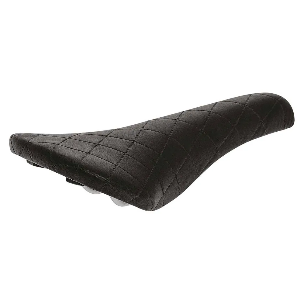 Brn Grand Tour Quilted Cykelsadel, Black, 150mm