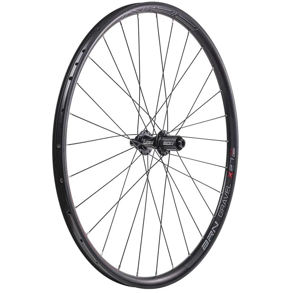 Brn Gravel 11s Cl Disc Tubeless Hjulset För Gravelcykel, Black, 12 x 100/12 x 142mm, Shimano/Sram HG