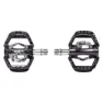 Brn Gravel Dual Function Cykelpedaler, Black / silver, One Size