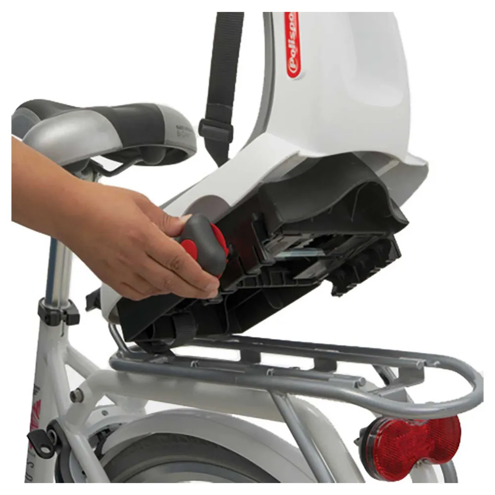 Brn Guppy Barncykelstol, Black, Max 35kg