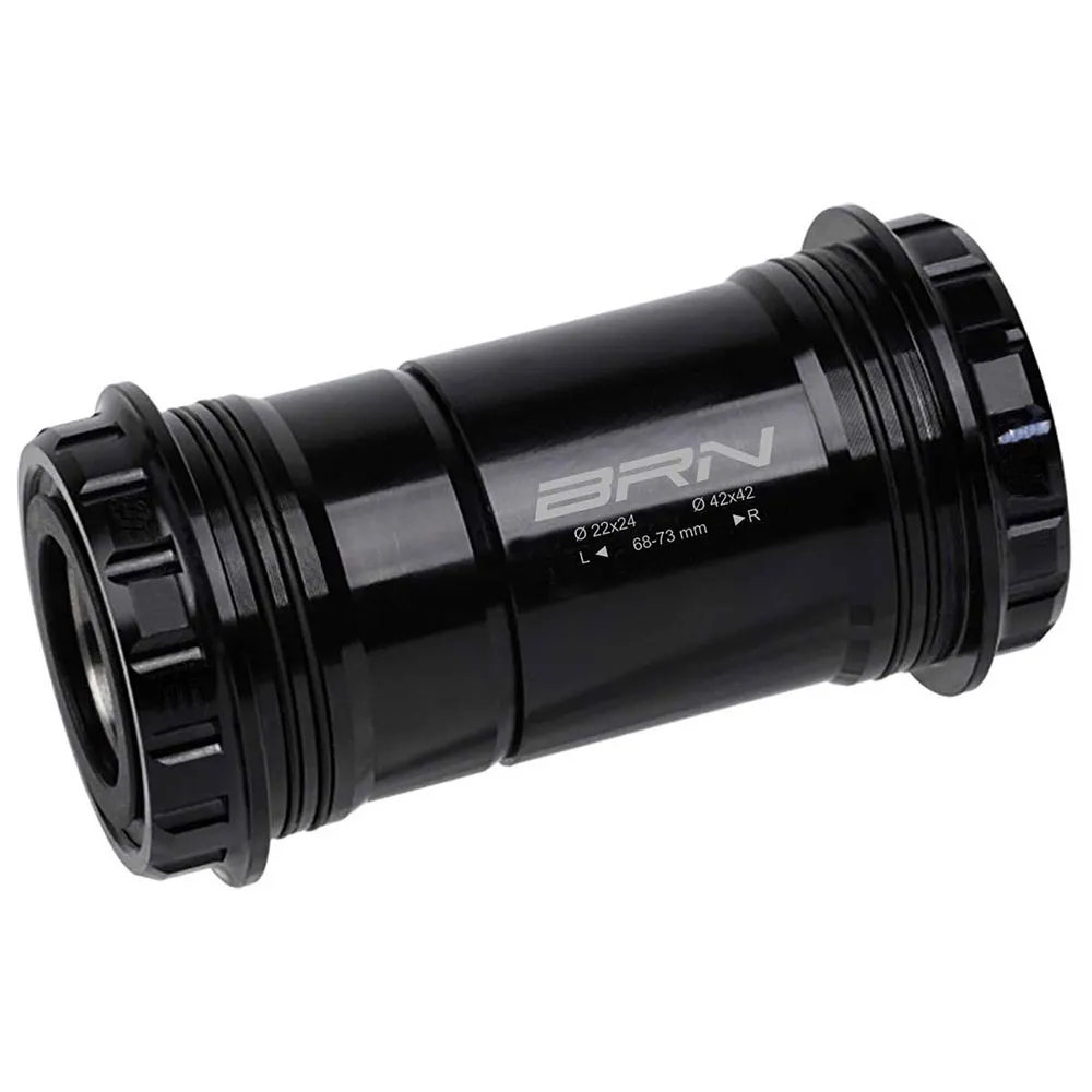 Brn Interlock 22x24 Mm 42 Mm Vevlagerskoppar, Black, 68/73mm