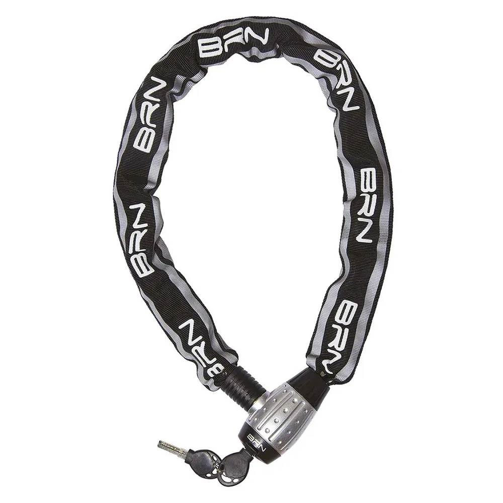 Brn Jumbo Kedjelås, Black / reflective, 10 x 1000mm