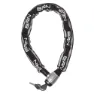 Brn Jumbo Kedjelås, Black / reflective, 10 x 1000mm