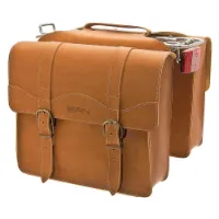 Brn Leather Sidoväskor 22l
