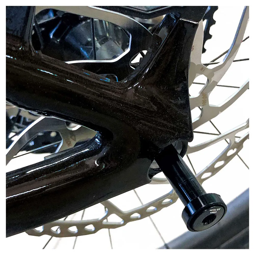 Brn M12xp1.75b174-t20 Genomgående Axel, Black, 142mm
