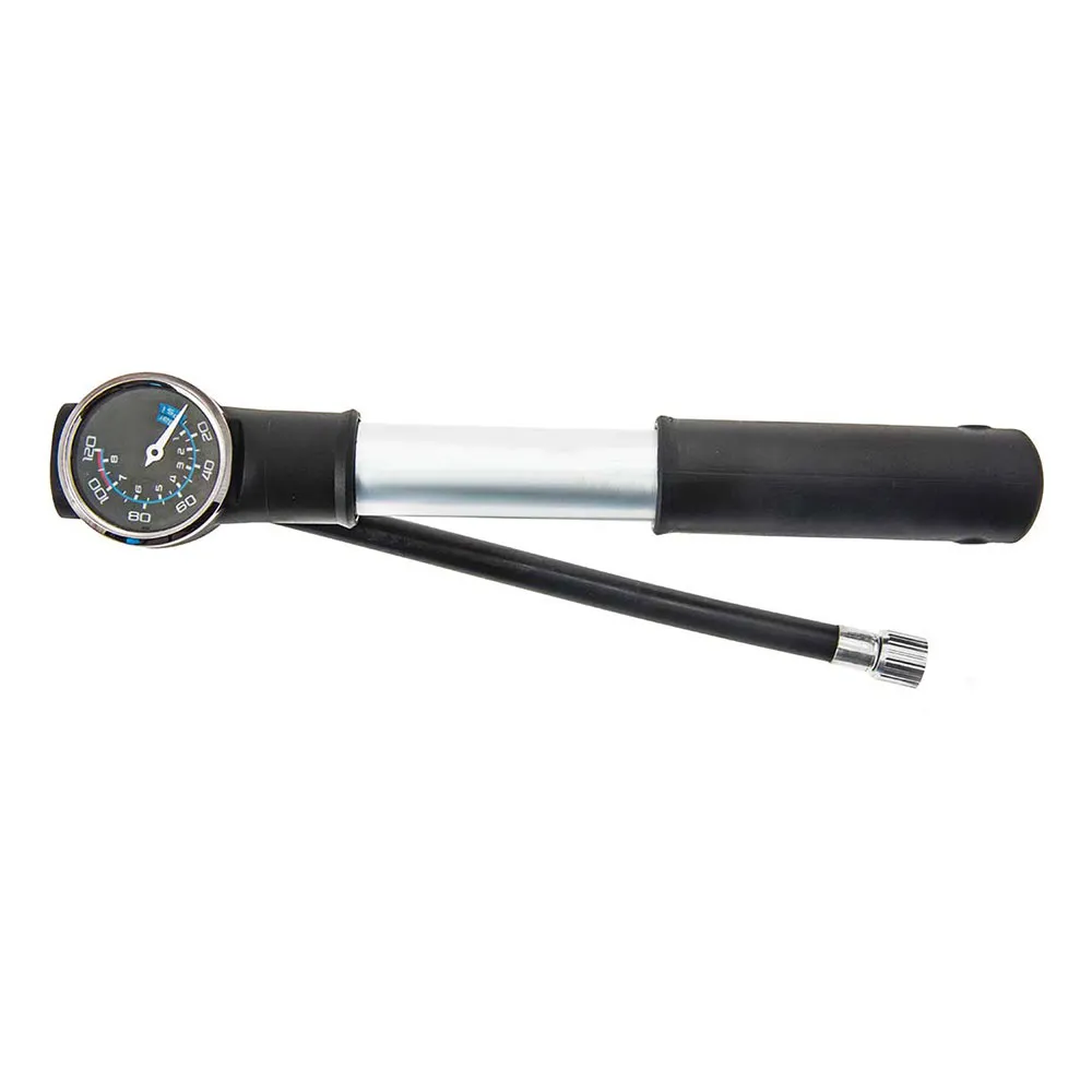 Brn Manometer Mini Pump, Silver / black, 100psi