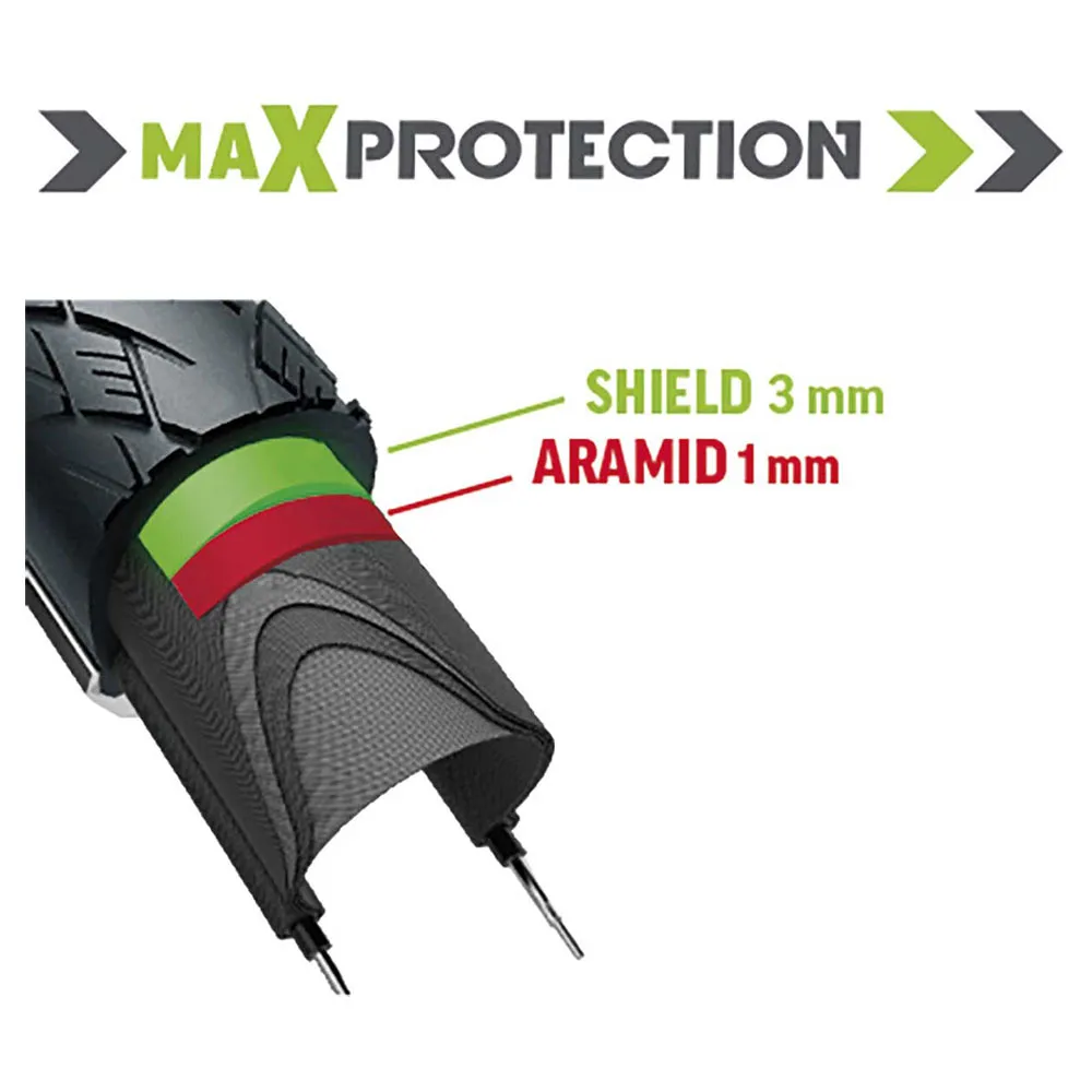 Brn Max Protection 27 Tpi 700 X 38 Styvt Urbandäck, Black, 700 x 38 Brn Max Protection 27 Tpi 700 X 38 Styvt Urbandäck, Black, 700 x 38