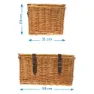Brn Maxi Natural Lid Korg, Brown, One Size