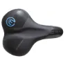 Brn Memory Foam Donna Cykelsadel, Black, 195mm