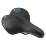 Brn Memory Foam Donna Cykelsadel, Black, 195mm