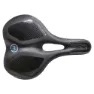 Brn Memory Foam Flow Donna Cykelsadel, Black, 180mm
