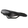 Brn Memory Foam Flow Donna Cykelsadel, Black, 180mm