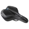 Brn Memory Foam Flow Donna Cykelsadel, Black, 180mm